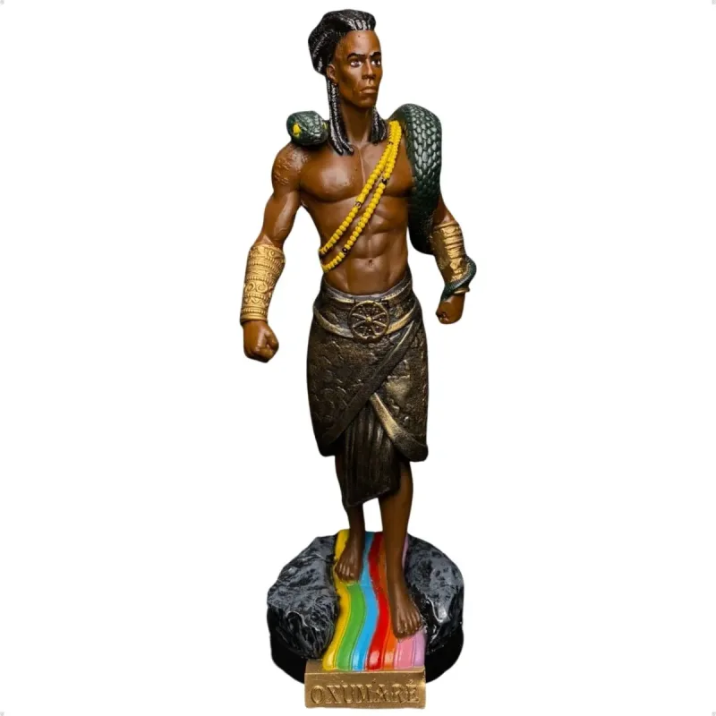 Oxumaré 25cm Alt. Realista - Resina - Umbanda Candomblé
