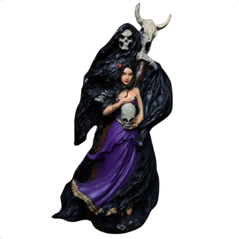 Exu Tata Caveira 5 Realista 26cm Alt. - Resina - Umbanda Candomblé