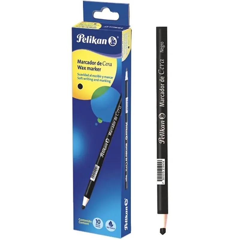 Lápis Dermatográfico Preto Pelikan 20 Unid 5219423