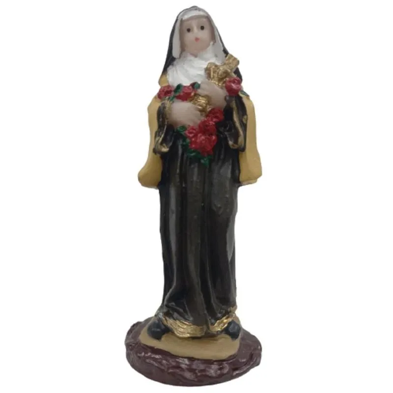 Santa Terezinha Feita De Resina 8cm