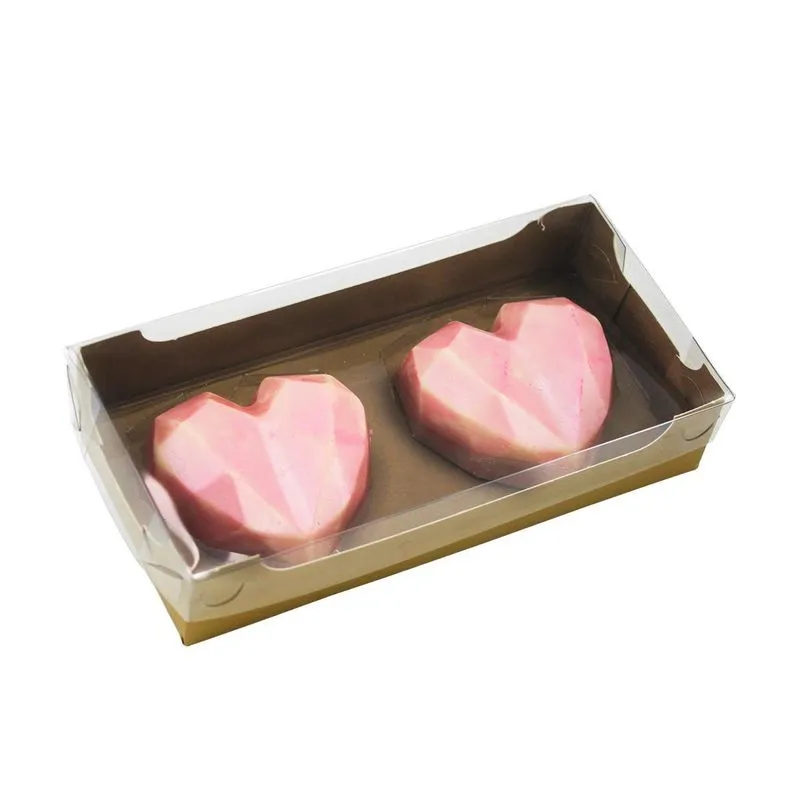 Caixa Chocolate 50g Encanto Coração Lapidado Duplo