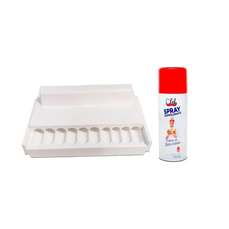 Placa Boleadora Para Doce Com Spray Desmoldante