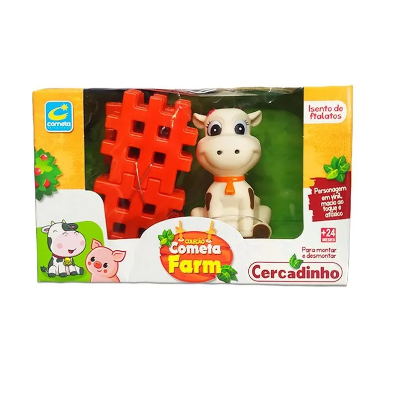 Fazendinha De Brinquedo Monta E Desmonta Vaquinha