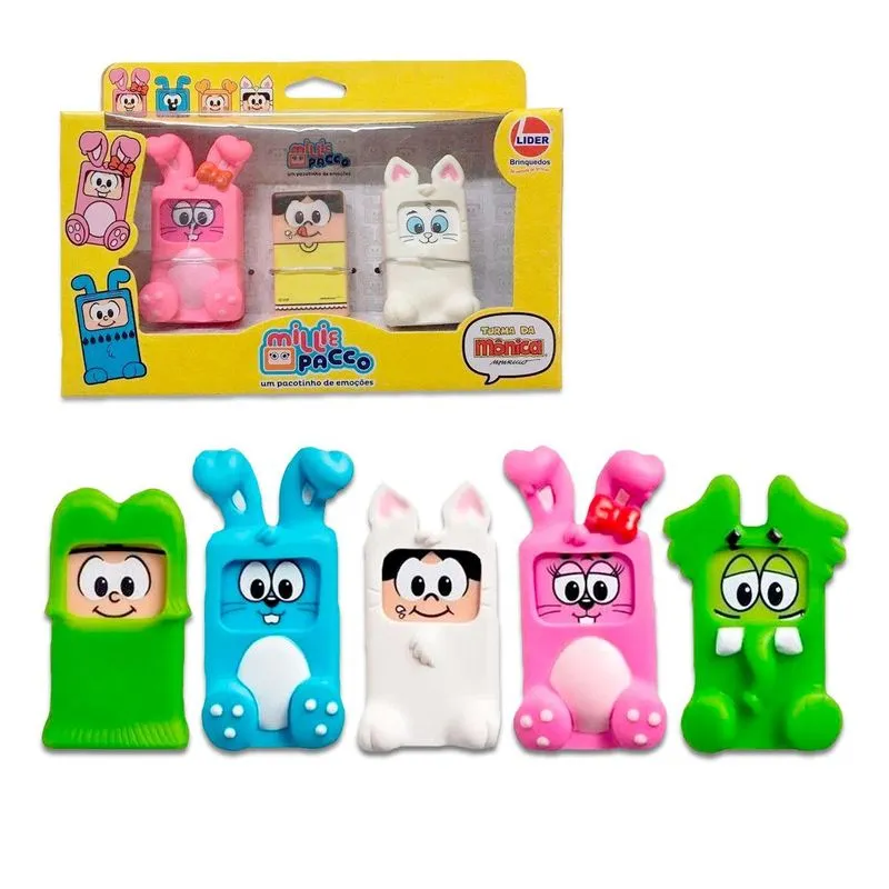 Brinquedo Turma Da Mônica Millie Pacco Magali Infantil