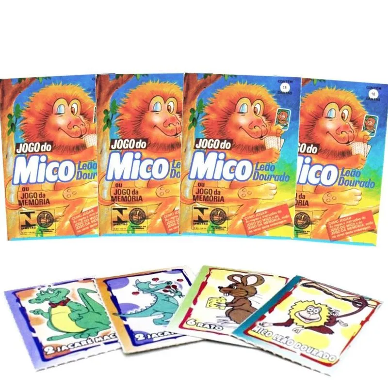 Kit 12 Jogos Do Mico 18 Cartas Mini Toys Jogo Da Memória