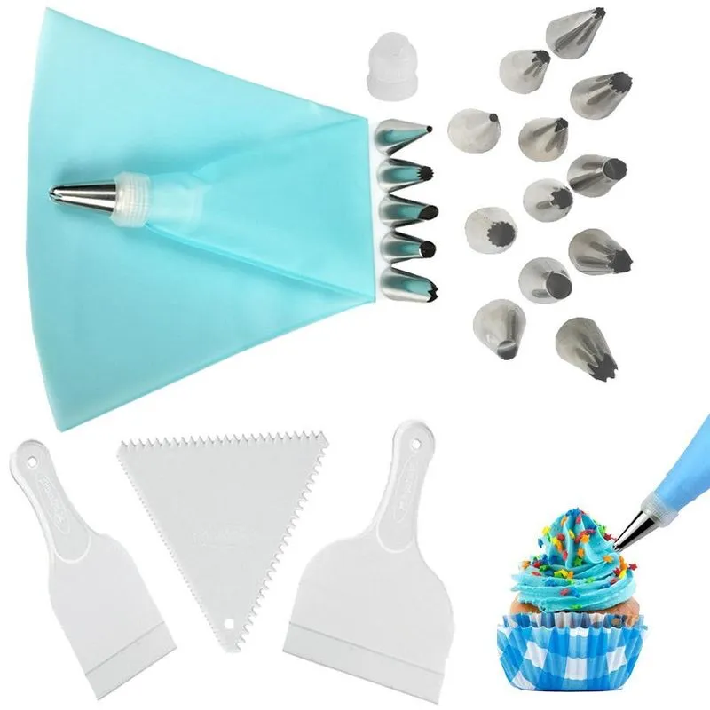 Kit Confeitaria Saco Bicos Matriz E Espátulas Profissional