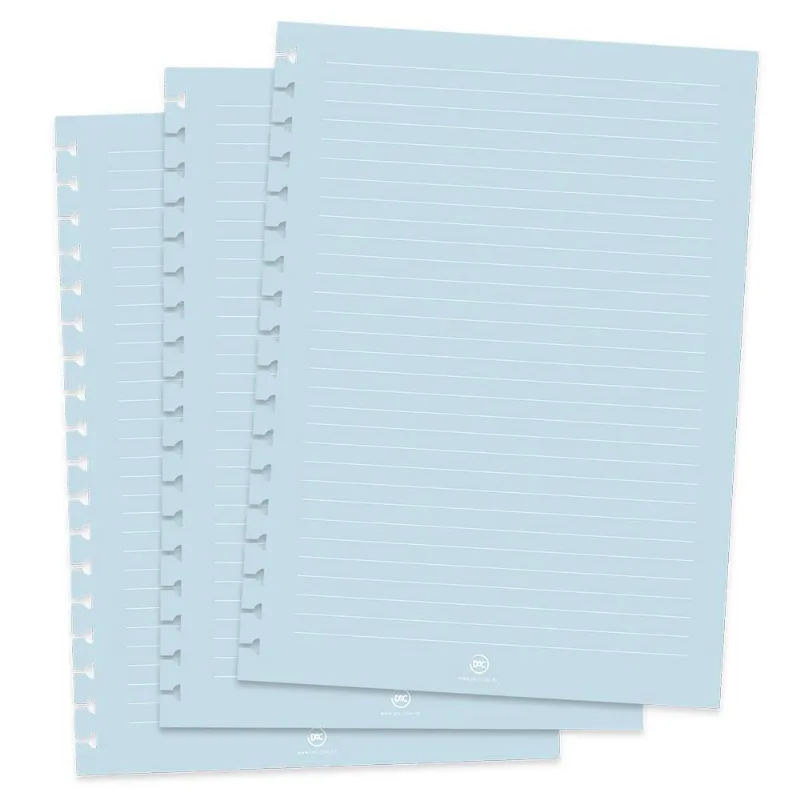 Refil De Folhas Azul Para Caderno Smart Colegial Dac 4072re