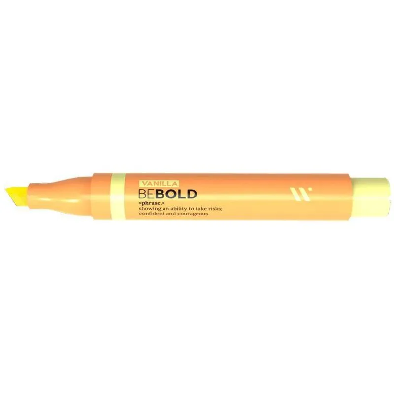 Caneta Marca Texto Be Bold Vanilla Amarelo Perfumada