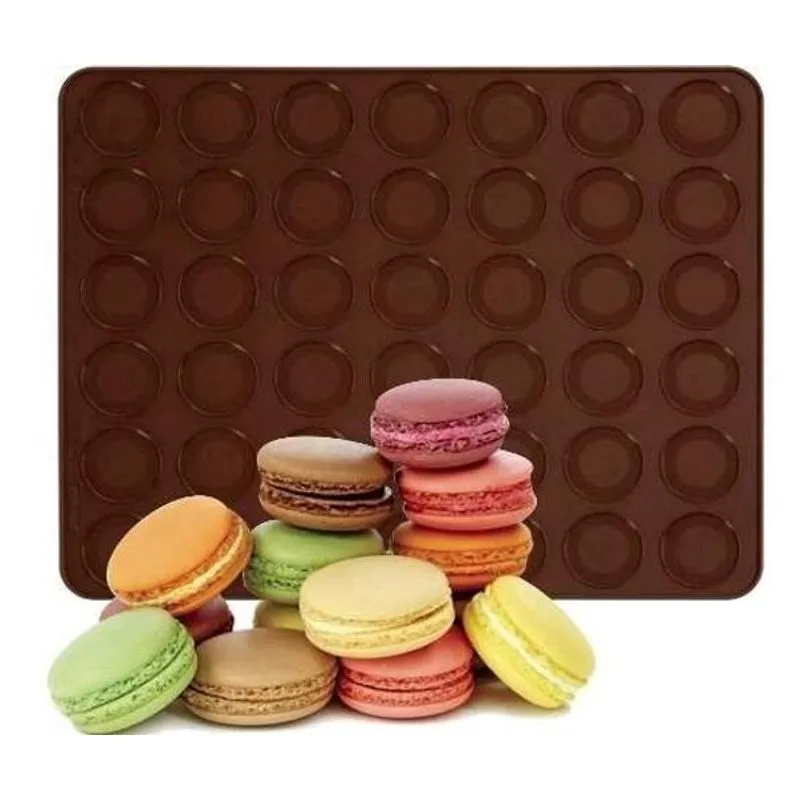 Tapete Macaron Silicone 48 Cavidades Bem Casado Confeitaria