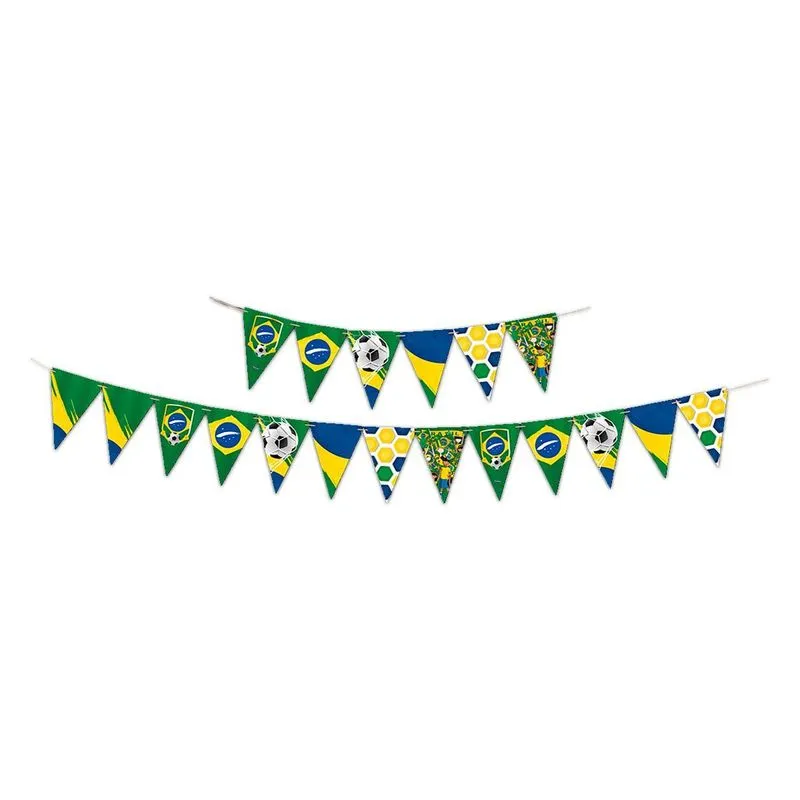 Faixa Decorativa Verde Amarela Brasil 2022 Copa Aniversário