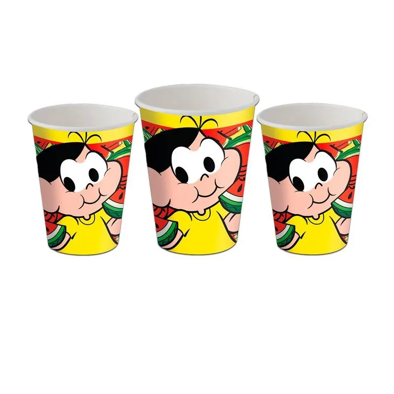 Copos Da Magali 200ml 8 Unidades Decorativo - Festcolor