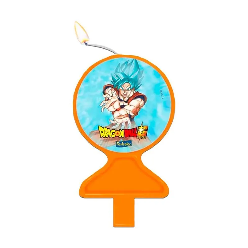 Vela De Feliz Aniversário Decorativa Dragon Ball Super