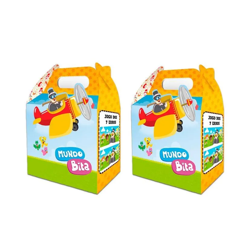 Kit Caixa Surpresa Mundo Bita De Aniversário