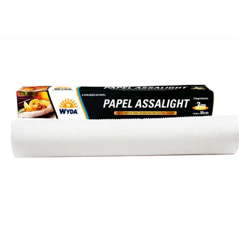 Kit 5 Papel Premium Multiuso Manteiga Assalight 30x3m Untar