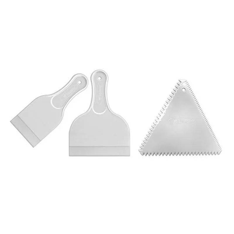 Kit Confeiteiro Decore Fácil Espátulas 3un Tamanhos Variados