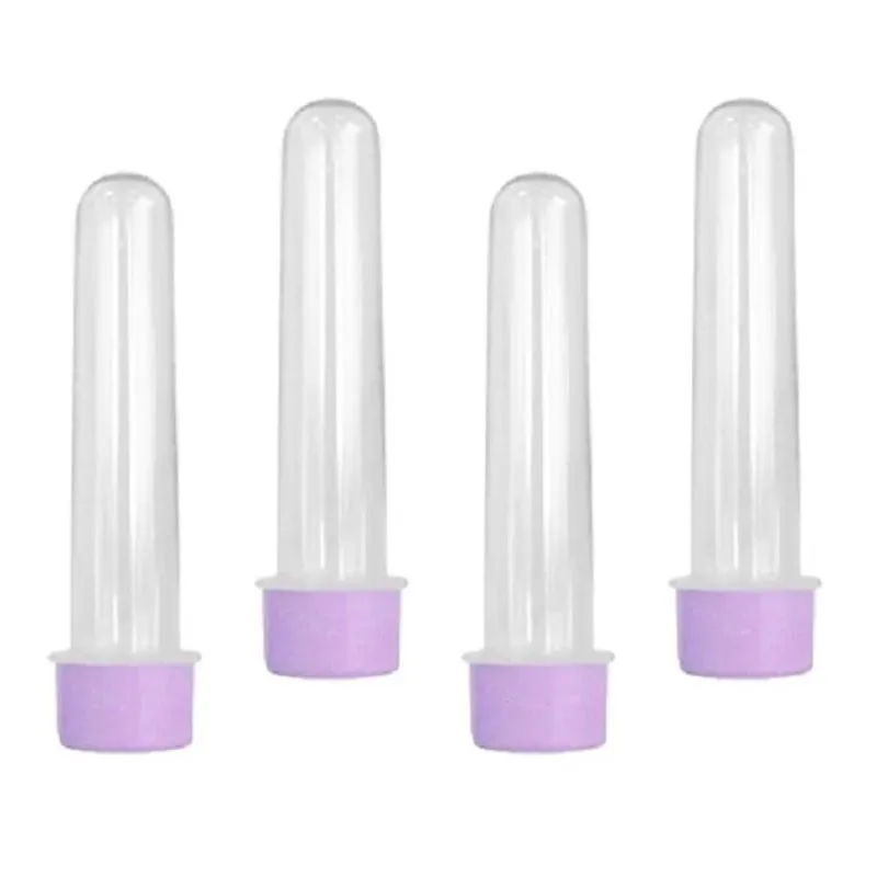 Tubete Lembrancinha Lilás Acrílica 13cm 10un