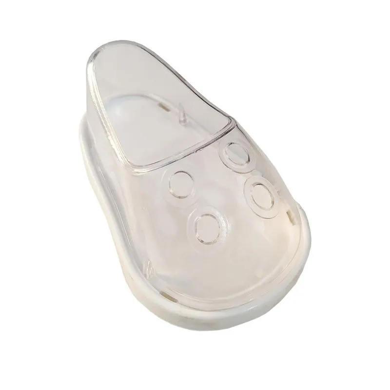 Sapatinho De Acrílico Branco Para Lembrancinhas De Bebe 10un