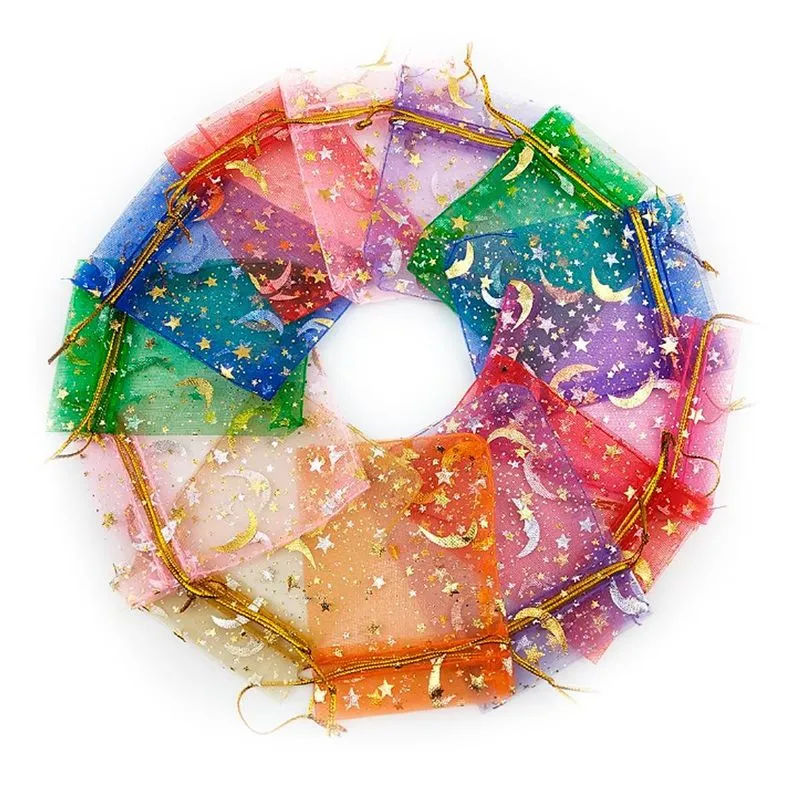 30un Saquinhos Organza Cores Pmg Organização