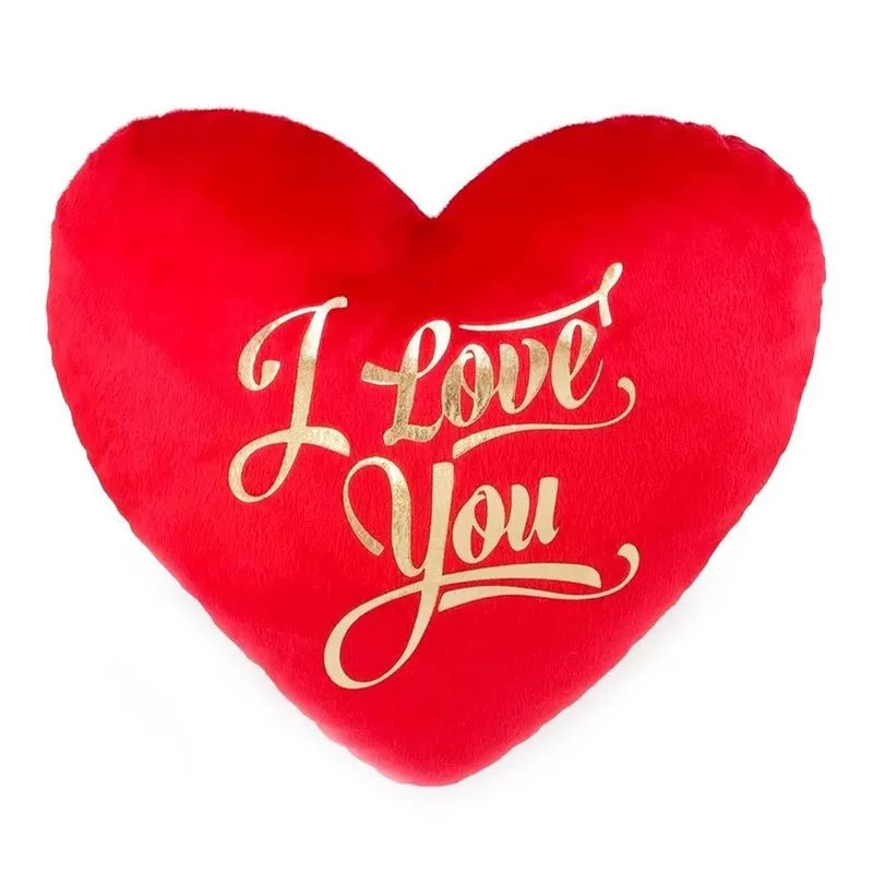 Coração De Pelúcia I Love You 45Cm Dia Dos Namorados
