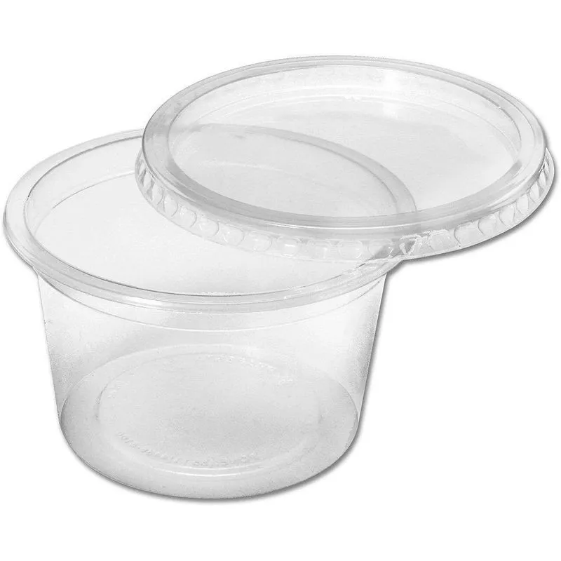 200 Potes Para Doces E Bolos 220ml Redondo Plástico