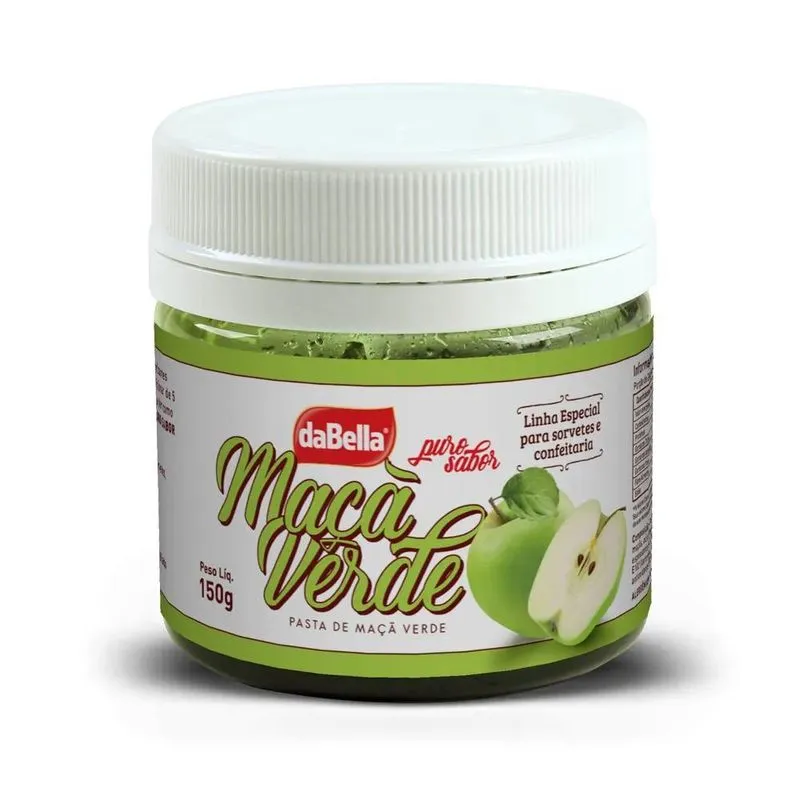 Pasta Saborizante Puro Sabor Maçã Verde Dabella 150g