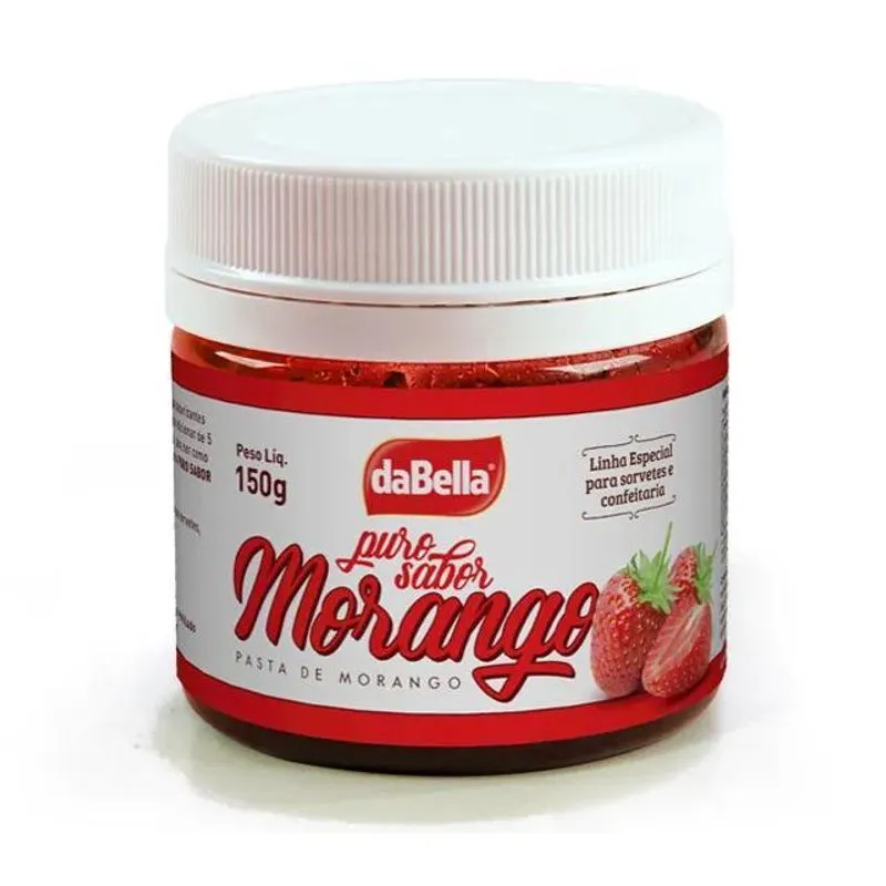 Pasta Saborizante Puro Sabor Morango Dabella 150g