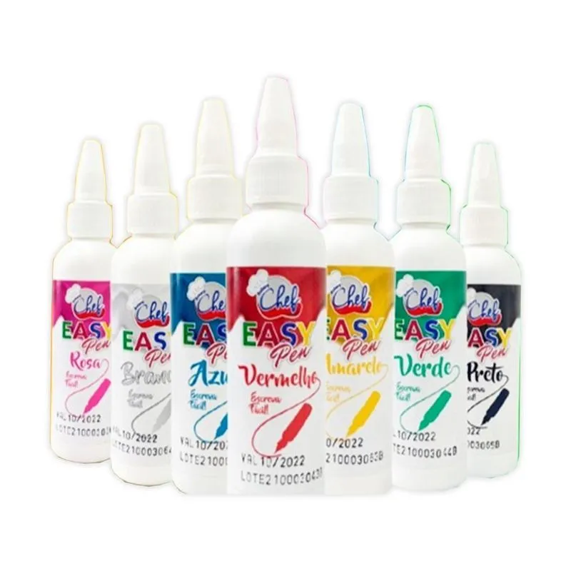 Caneta Em Gel Easy Pen Icerberg Chef Cores 60g