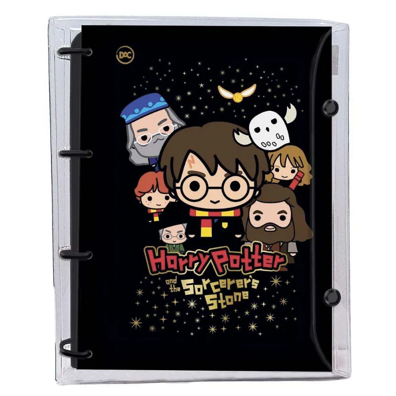 Fichário PVC Harry Potter Infantil Escolar Unissex 192 Folhas