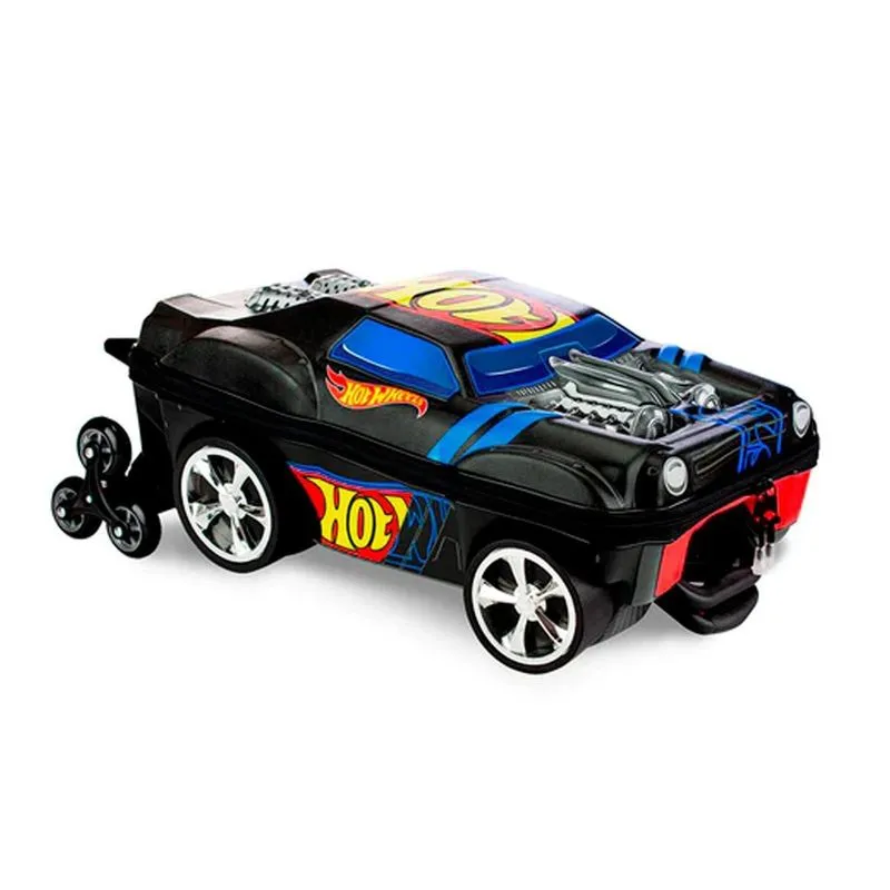 Mochila De Rodinhas 3D Infantil Hot Wheels Night Shifter