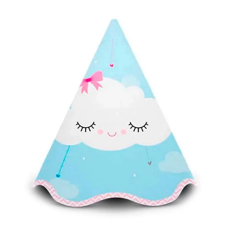 Chapeuzinho Para Aniversário Chuva De Amor 8un Junco