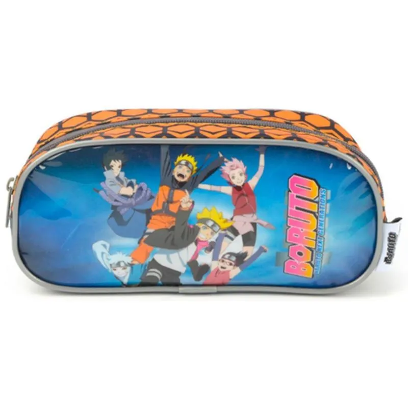 Estojo Escolar Boruto Laranja Infantil - Luxcel