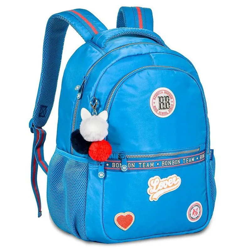 Mochila De Costas Rebecca Bonbon School Girls Azul