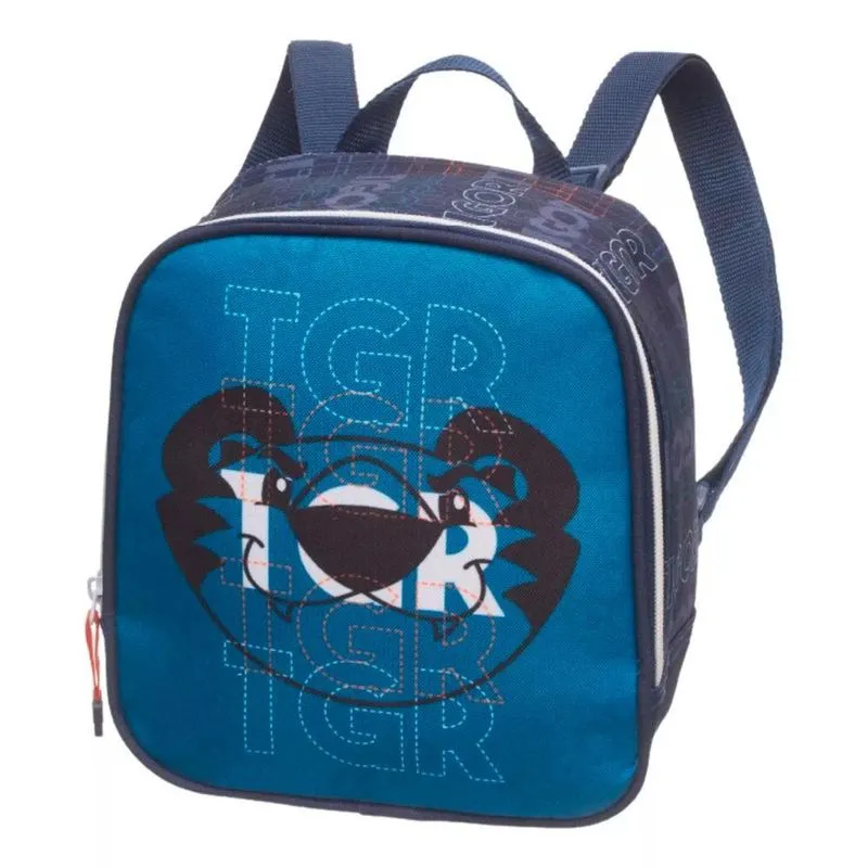 Lancheira Térmica Tigor Tigre Cool Vibes Azul 23x20x10cm