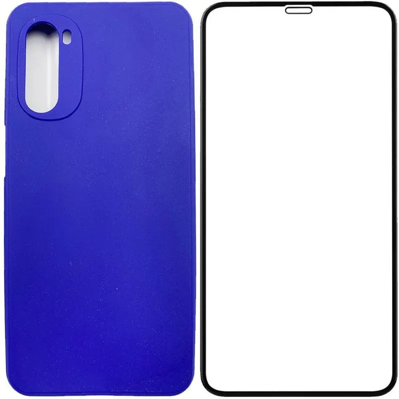 Kit 3d Capa Silicone Premium Case Veludo G52 Xt2221 Azul