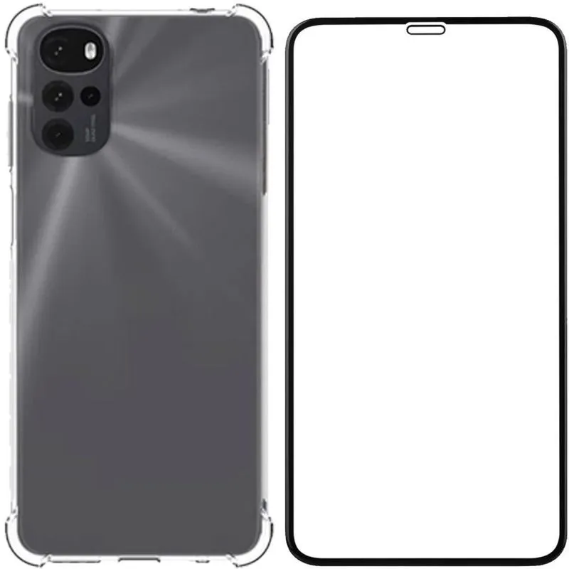 Kit Película 3d Capa Premium Transparente Para G22 Xt2231