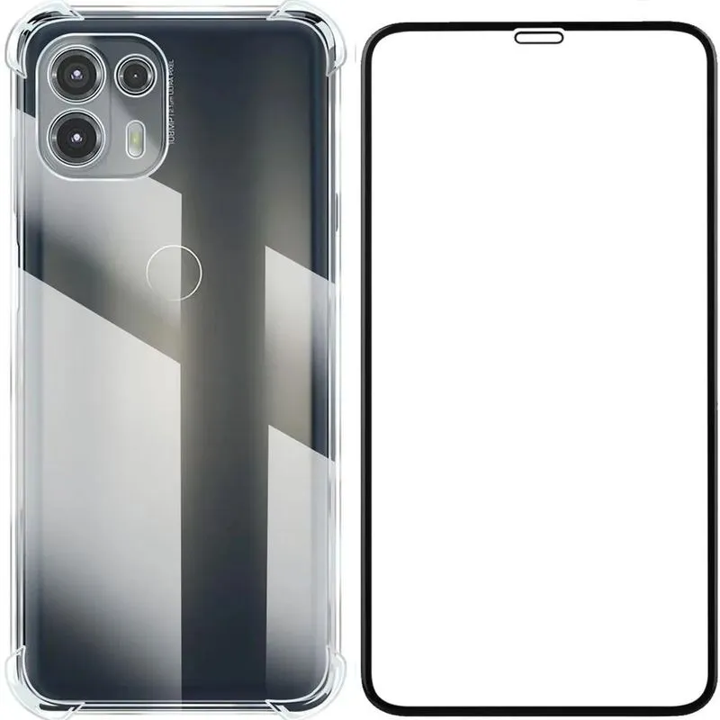 Kit Película Capa Transparente Para Edge 20 Lite Xt2139