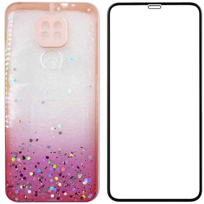 Kit 3d Capa Impacto Luxo Brilho Para G9 Play Xt2083 Rosa