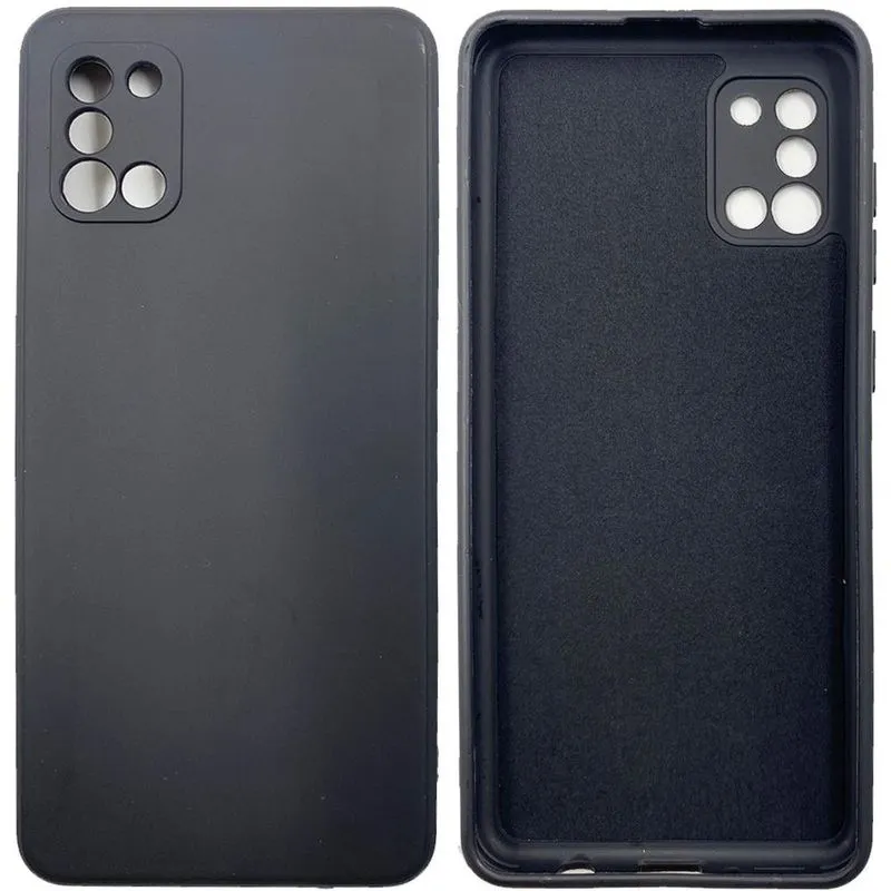 Capa Silicone Premium Case Veludo Para A31 A315g Preto