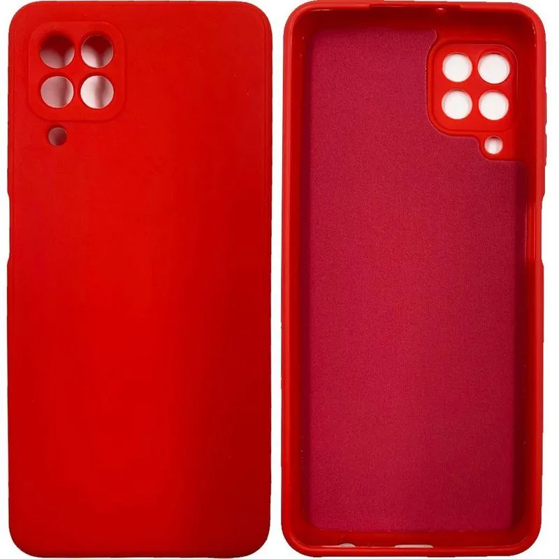 Capa Silicone Premium Case Veludo Para A22 A225m Vermel