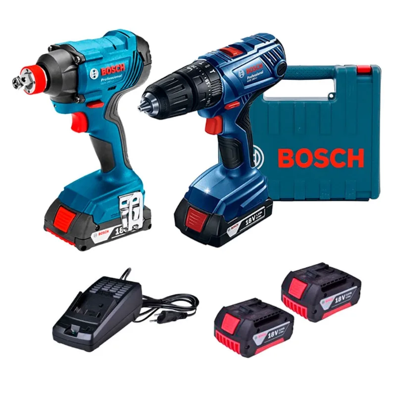 Kit Furadeira Gsb 180-li E Chave Impacto Gdx 180-li Bosch