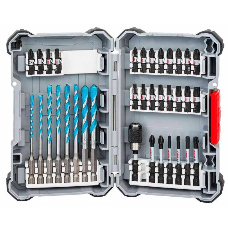 Jogo De Bits Pontas E Brocas Impact Control 35 Peças Bosch