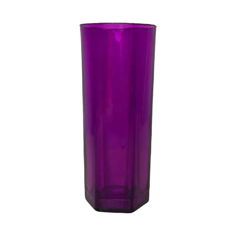 Copo Em Acrílico Long Drinks Festa Formatura 350ml Roxo