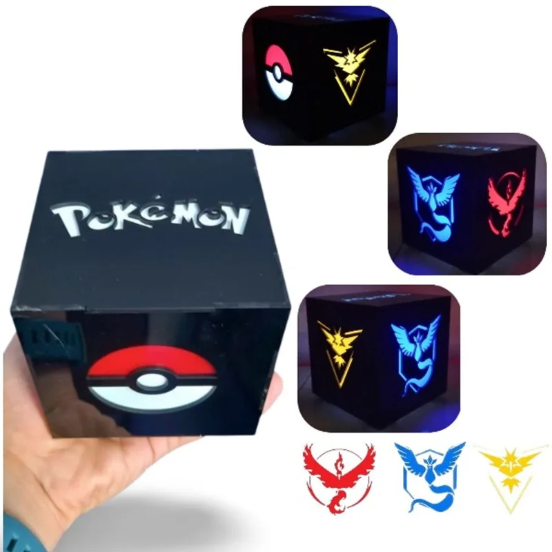 Luminária Pokémon Go de Mesa ou Cabeceira Presente Luminaria Pokemon