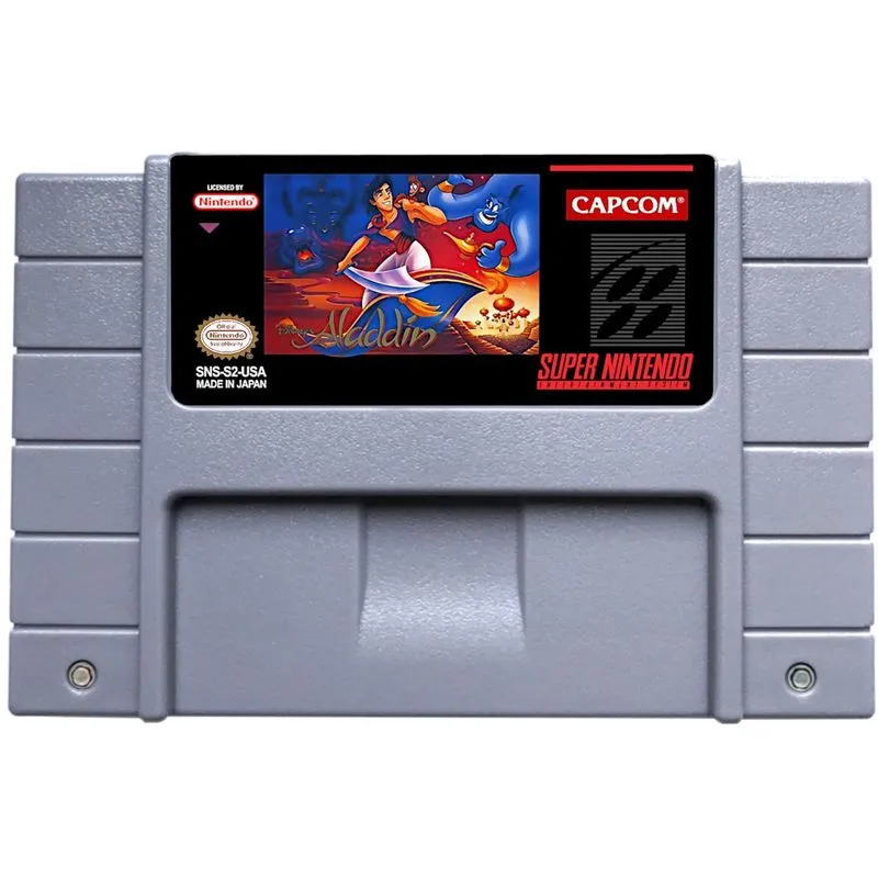 Cartucho Fita Jogo Aladdin Super Nintendo Snes