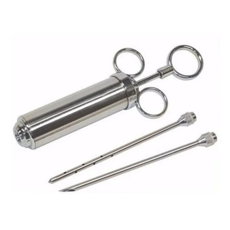 Injetor Seringa Tempero Profissional Aço Inox