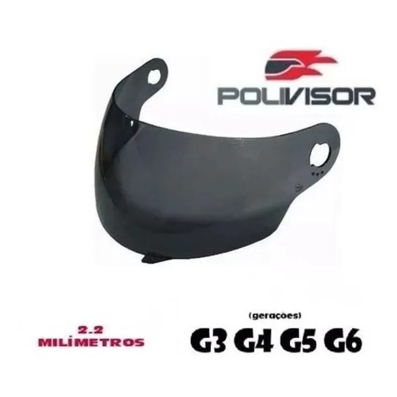 Viseira Capacete Pro Tork 788 Evolution Fume 2,2mm