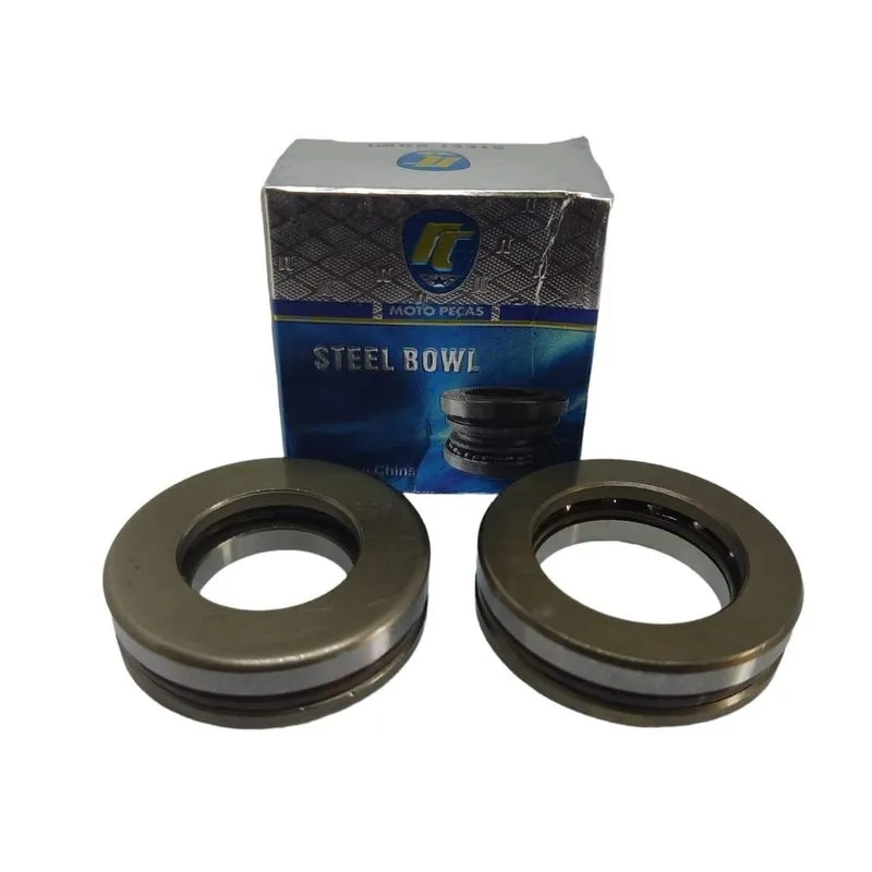 Caixa Direção Yamaha Ybr 125 2009/2014 Rolamento Esférico