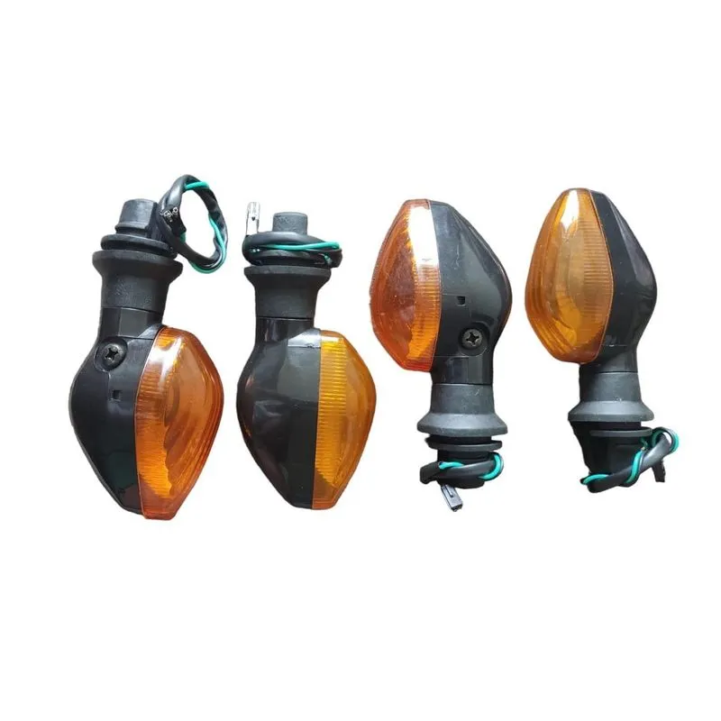Kit Pisca Seta Laranja Honda Titan 150 Fan 150 2014 4 Peças