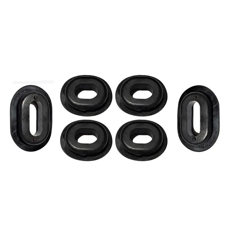 Borracha Coxim Fixa Tampa Lateral Honda Cb 400 / 450 6 Peças