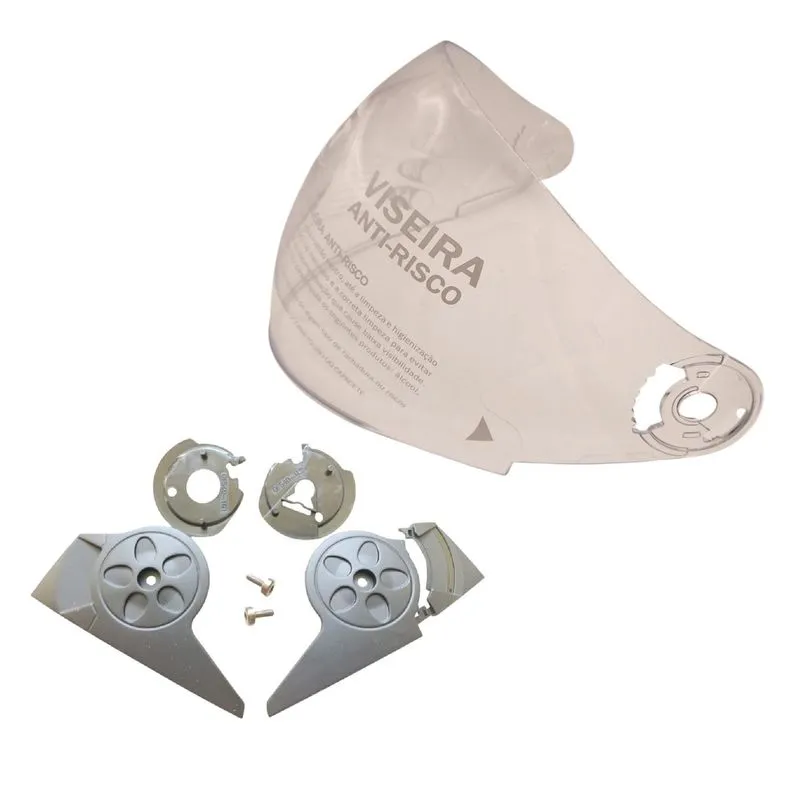 Reparo + Viseira Cristal Capacete Aberto Helt Sprint Teen